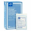 Medline Sterile Eye Pads, 1 5/8 in. x 2 5/8 in., 50PK NON21600Z